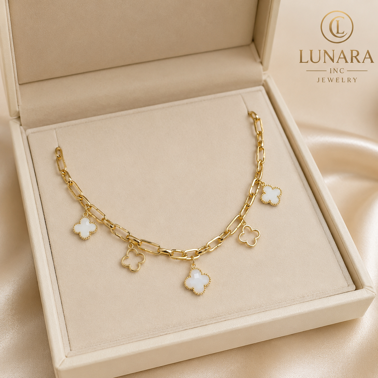White Clover Luxe Necklace