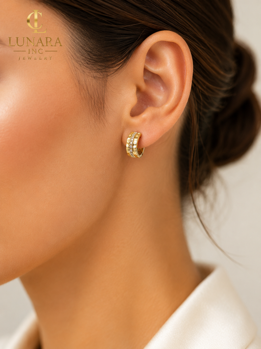 Golden Wave Earrings