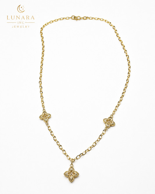 Lunara Clover Elegance Necklace