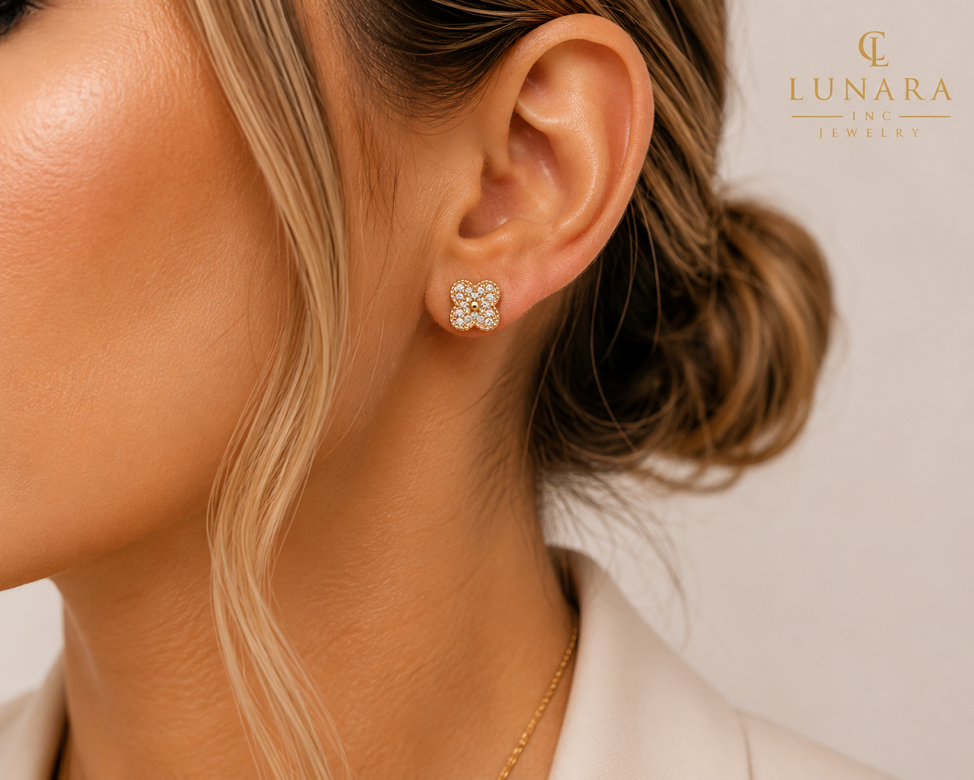 Lunara Gardenia Luxe Earrings