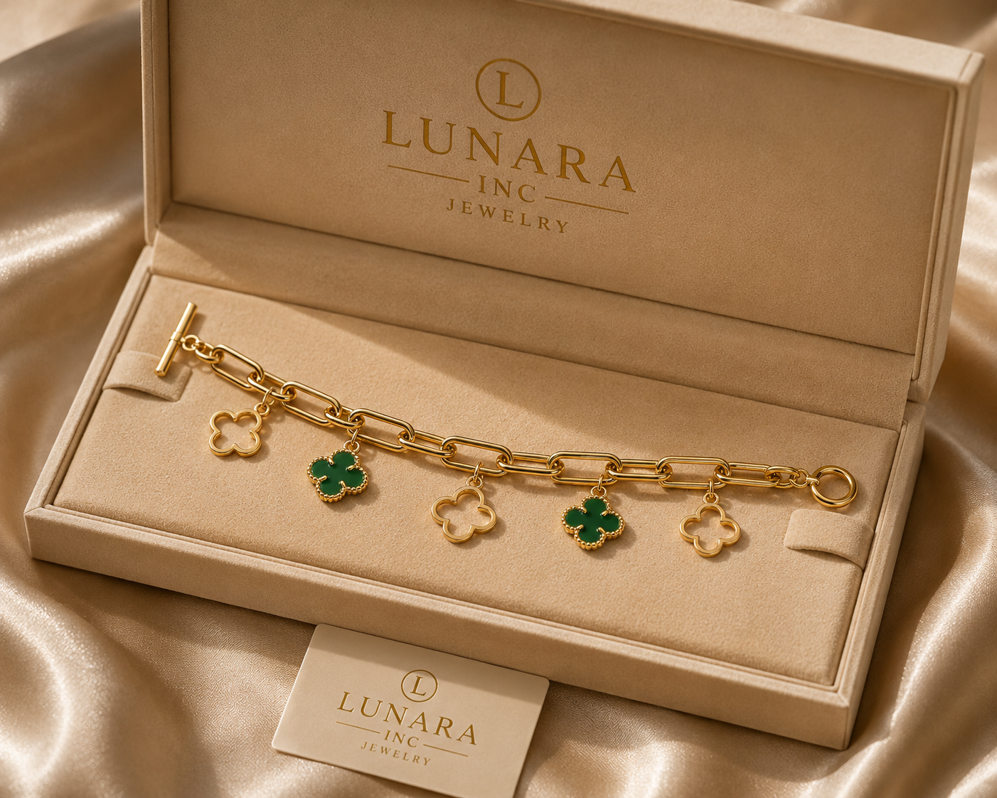 Lunara Clover Luxe Bracelet