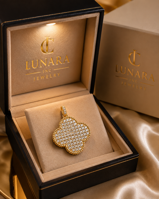 Diamond Clover Pendant