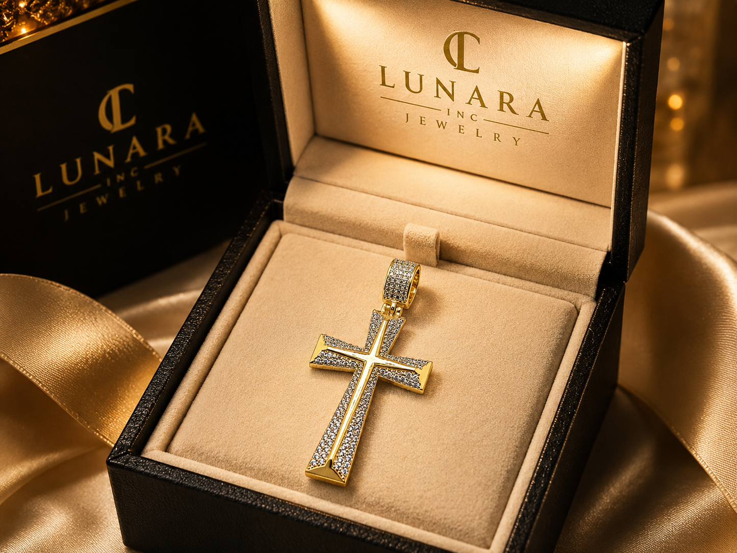 Royal Eternity Cross Pendant