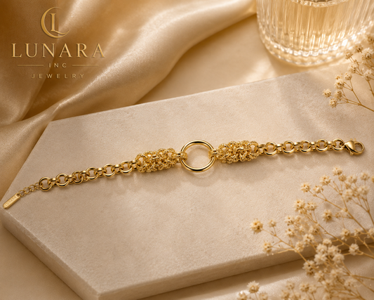 Lunara Golden Knot Bracelet