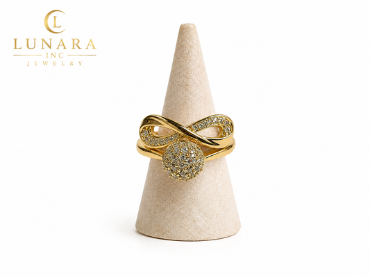 Lunara Infinity Glow Ring