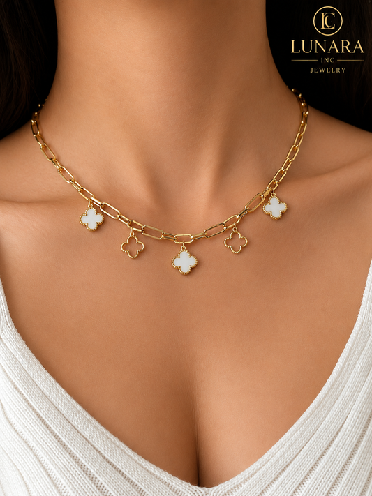 White Clover Luxe Necklace