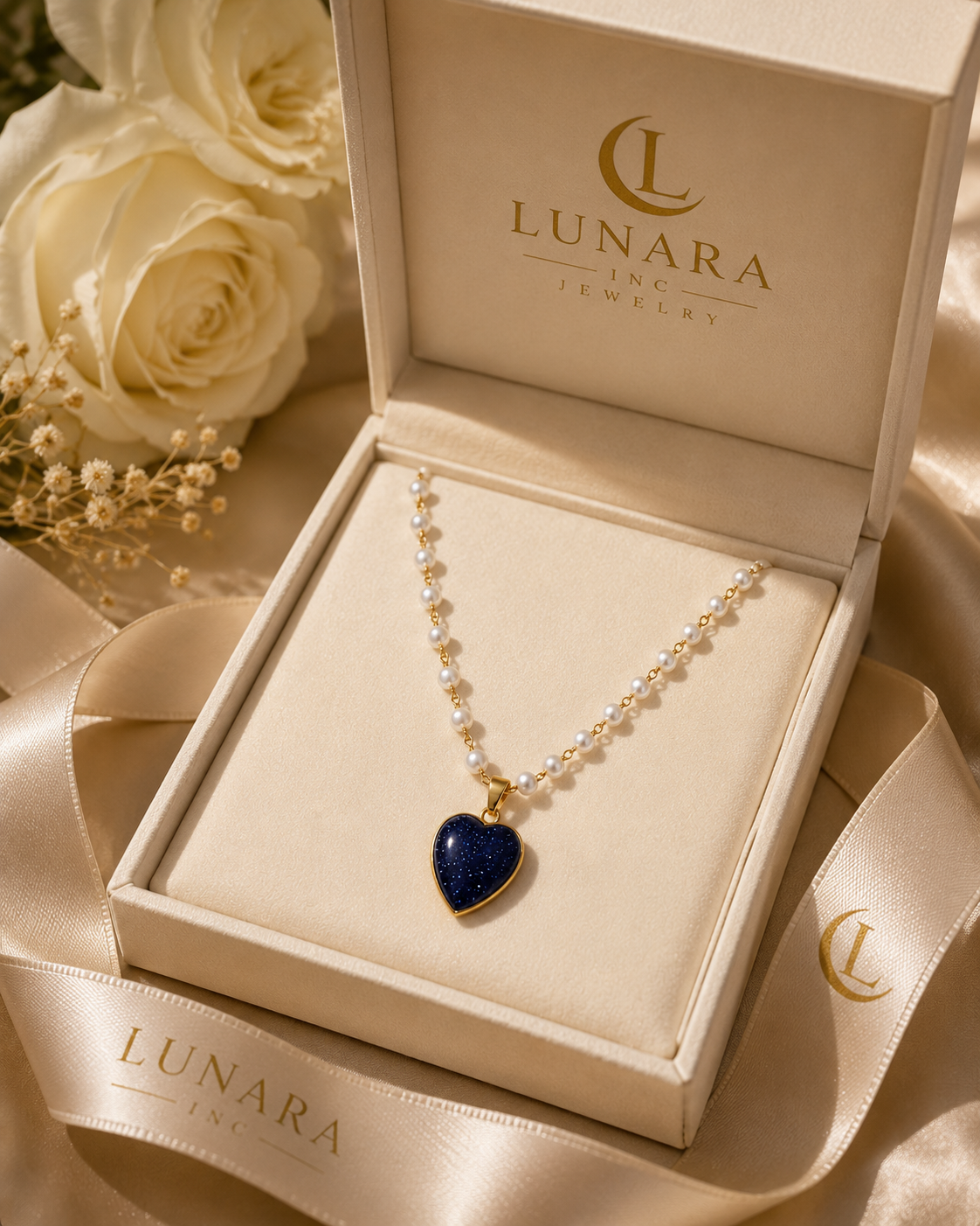 Lunara Celestial Heart Blue  Lunara Celestial Heart Rose