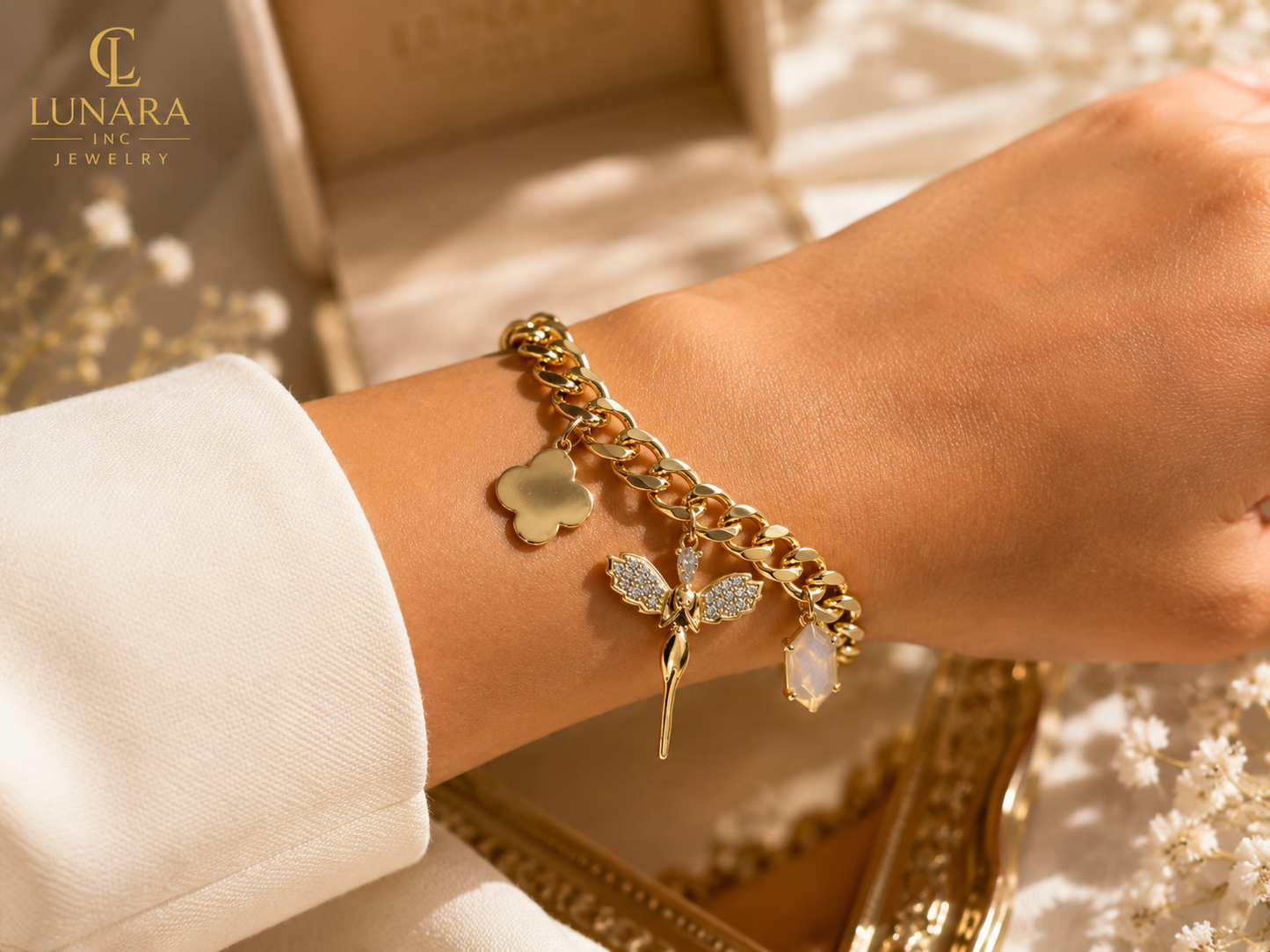 Lunara Celestial Charm Bracelet