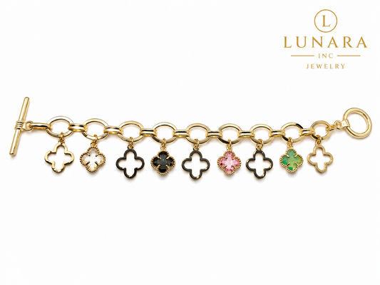 Luxury Clover Charm Bracelet ✨
