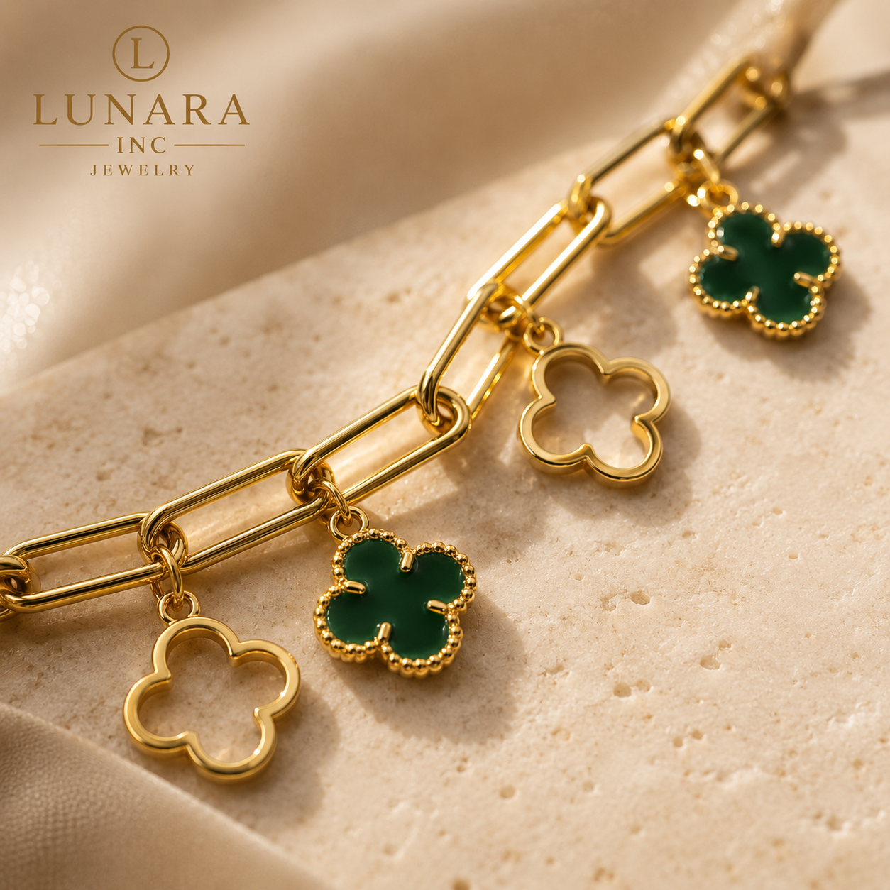 Lunara Clover Luxe Bracelet